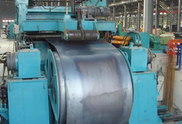 Flattening machine.
