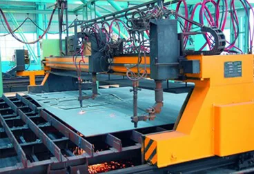 Numerical control cutting machine.